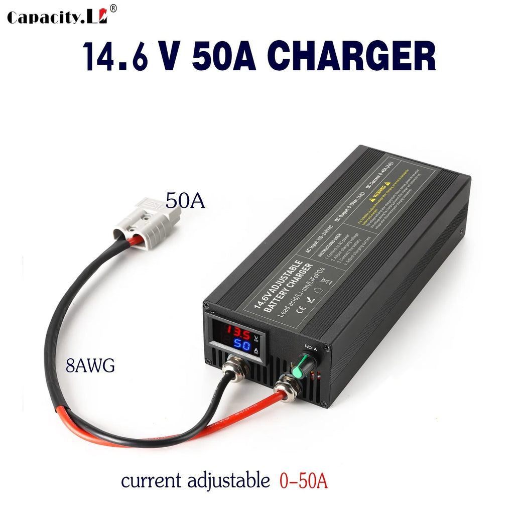 14.6V 36/50A Lifepo4 Charger Lithium Battery Charger