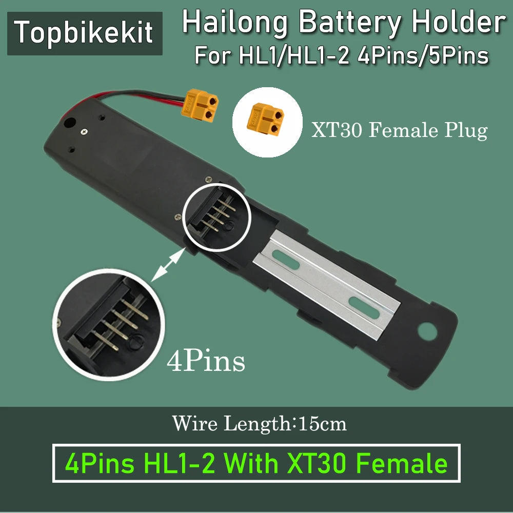 E-Bike Battery Mounting Base Plate | 4-Pin & 5-Pin Holders