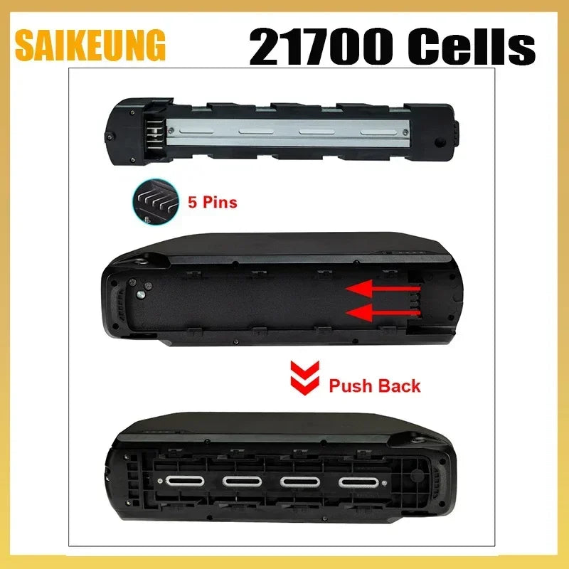 High Capacity 21700 Lithium Power Packs (36V - 72V | Up to 60Ah)