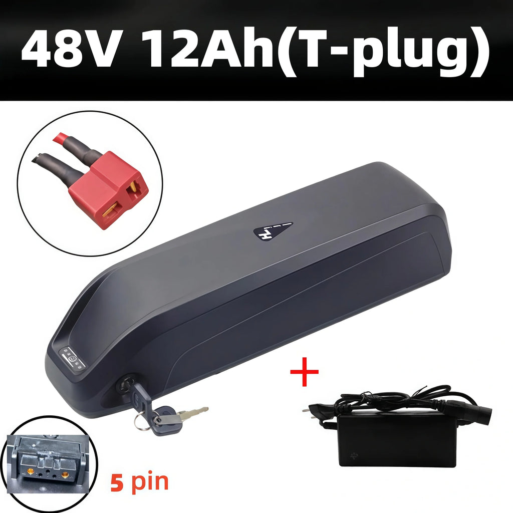 Multi-Voltage Lithium-Ion Battery Pack – 36V / 48V / 52V