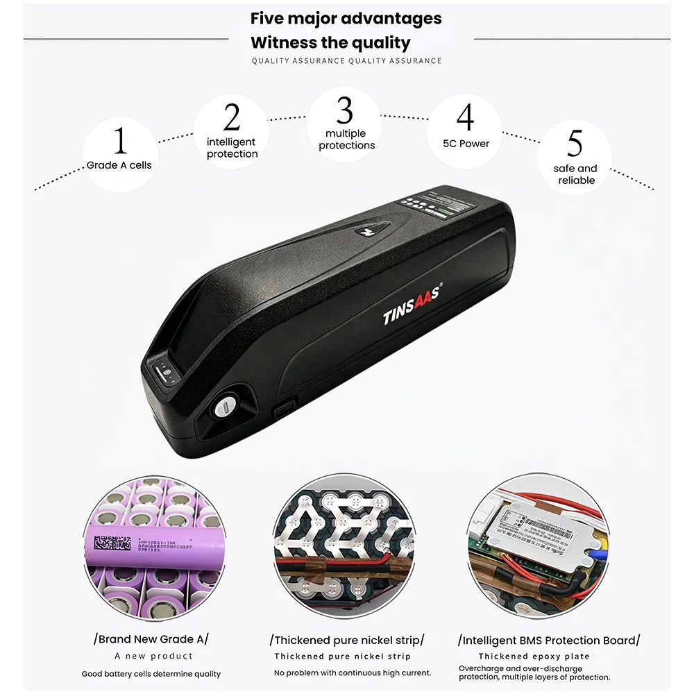 Hailong Long-Range E-Bike Replacement Battery Pack
