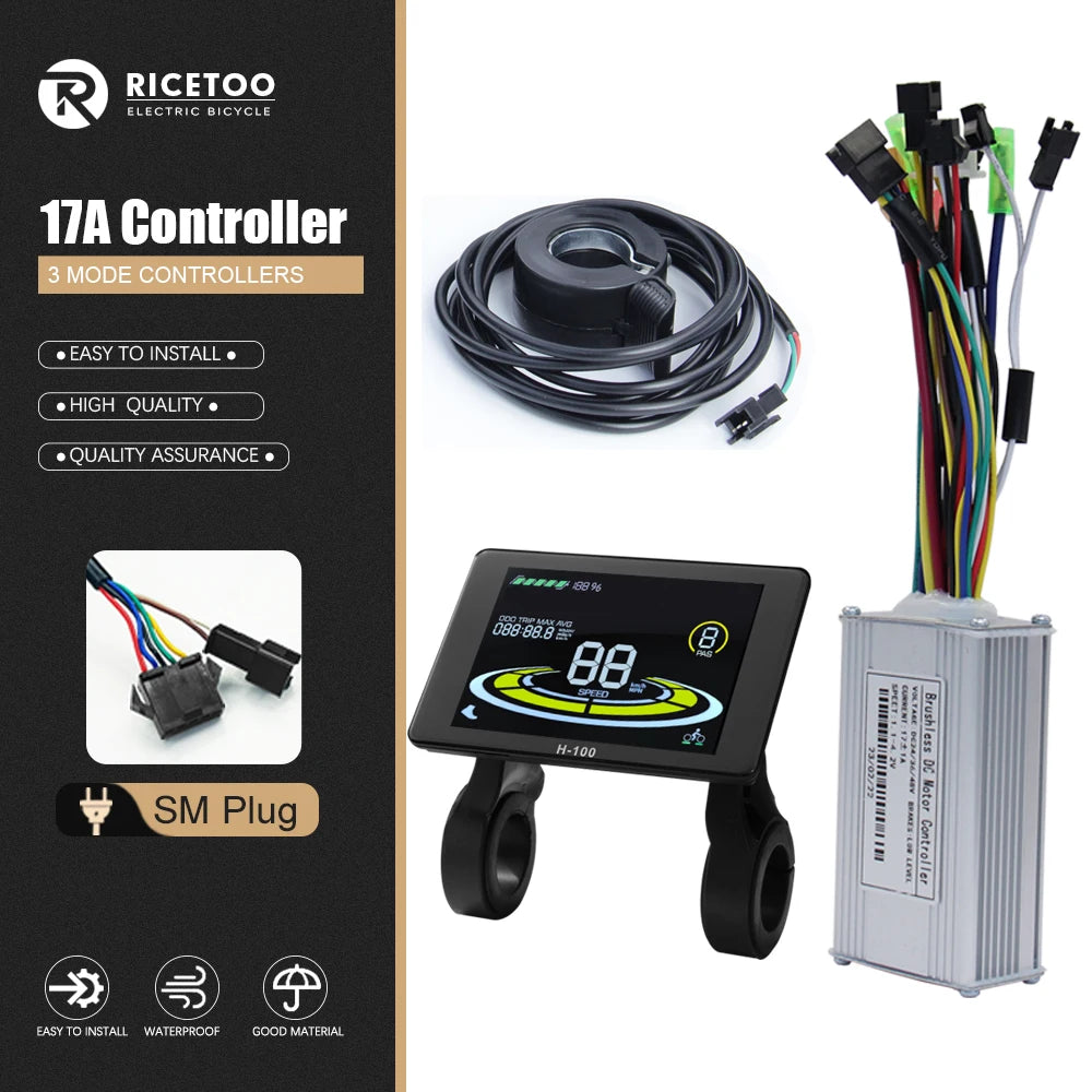 RICETOO 3-Mode Sine Wave E-Bike Controller