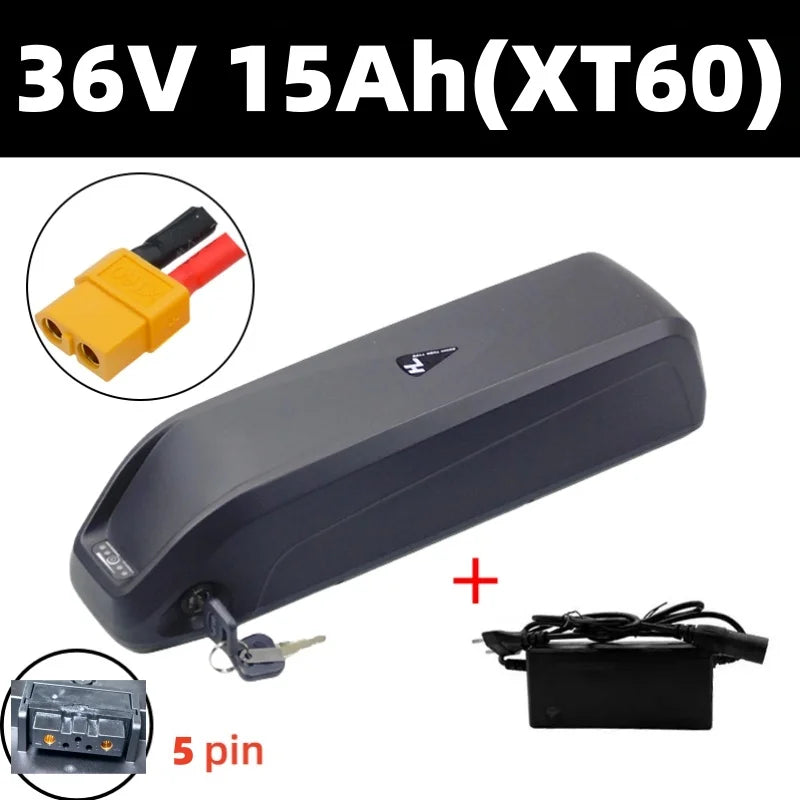 Multi-Voltage Lithium-Ion Battery Pack – 36V / 48V / 52V