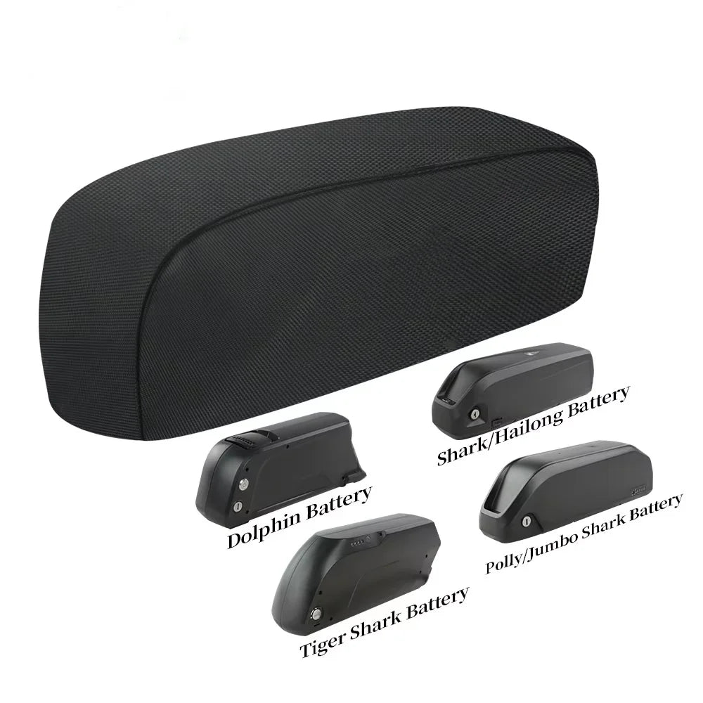Hailong & Jumbo E-Bike Battery Waterproof Cover | 370x90x120mm