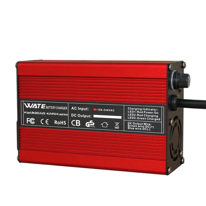 WATE 54.6V 5A Intelligent 300W Aluminum Fast Charger