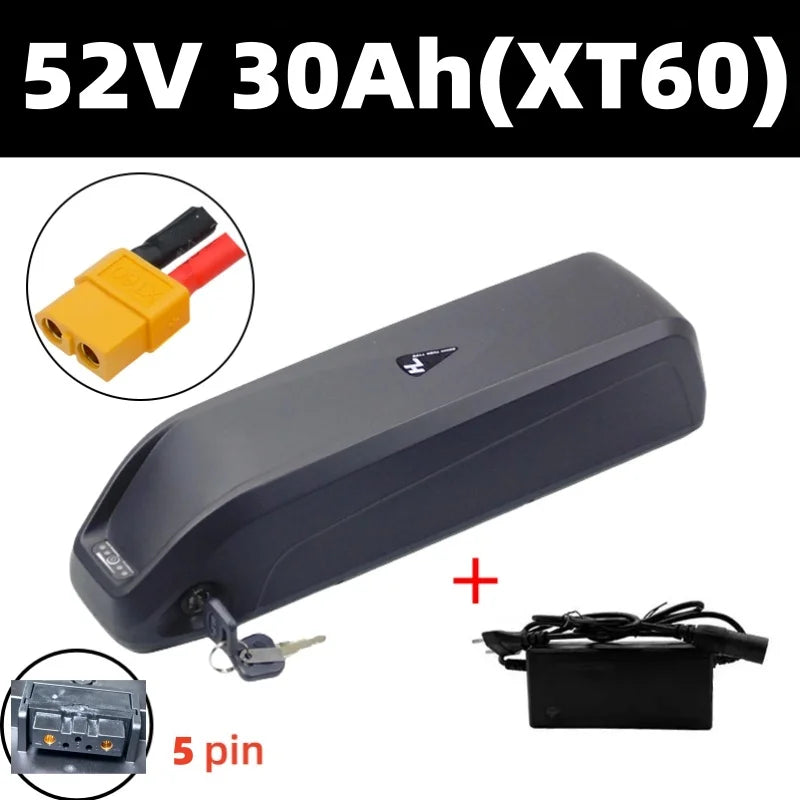 Multi-Voltage Lithium-Ion Battery Pack – 36V / 48V / 52V
