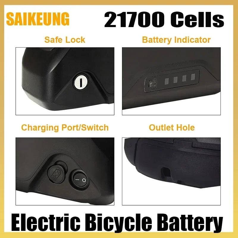 High Capacity 21700 Lithium Power Packs (36V - 72V | Up to 60Ah)