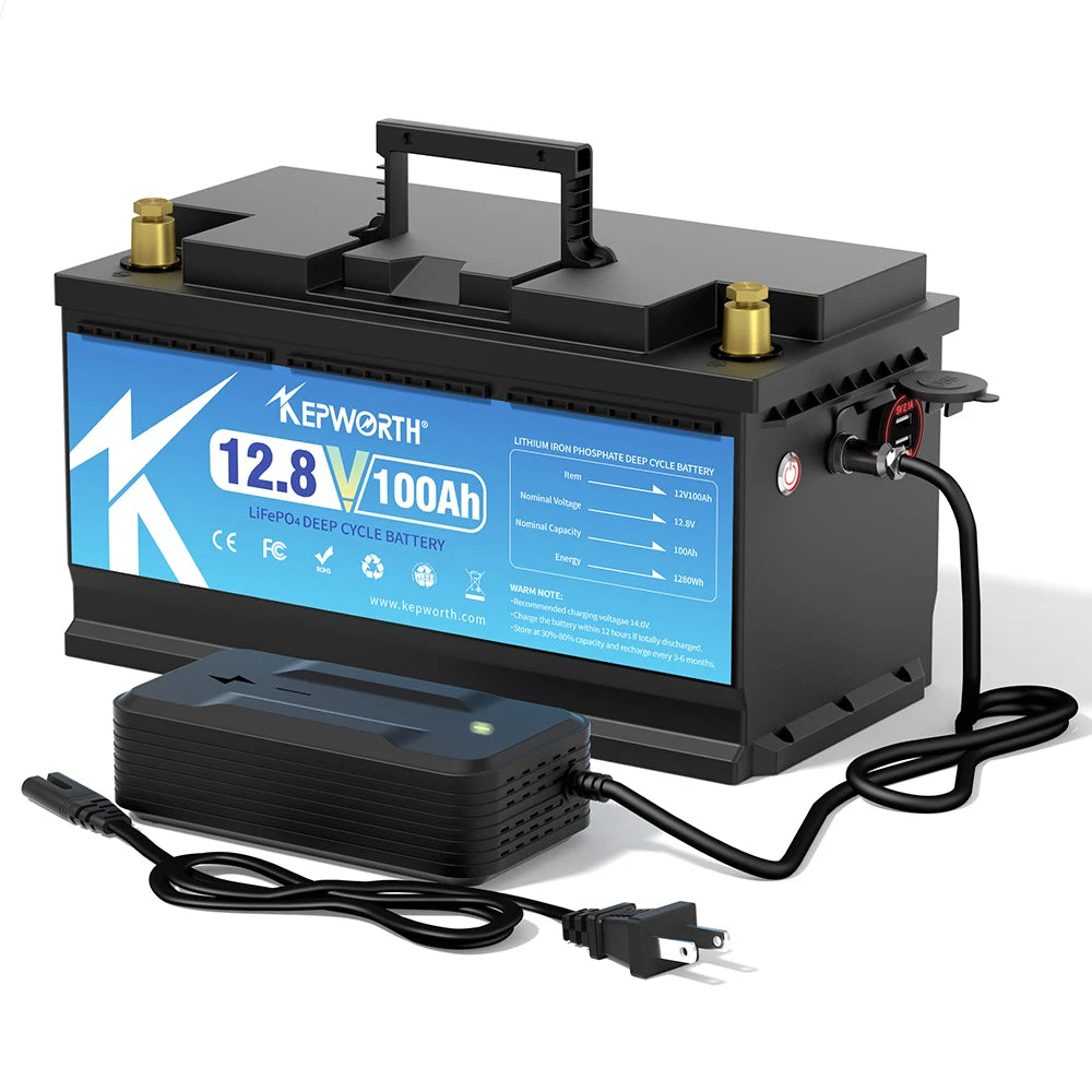 KEPWORTH LiFePO4 Battery 12V 24V 48V