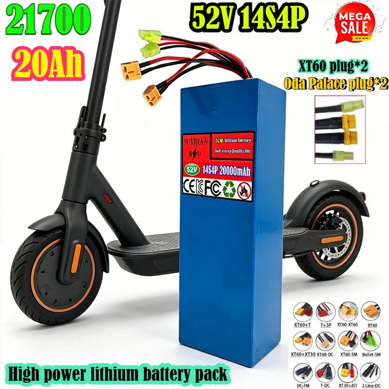 52V 20Ah (1000Wh) High-Output