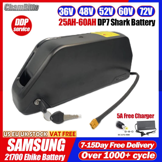 Polly DP7 Hailong eBike Battery | 36V–72V, 25Ah–60Ah