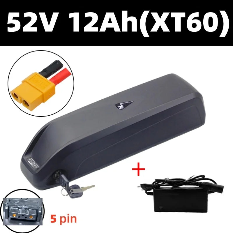 Multi-Voltage Lithium-Ion Battery Pack – 36V / 48V / 52V