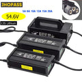 JHOPASS 13S 54.6V LCD Smart Battery Charger Matrix