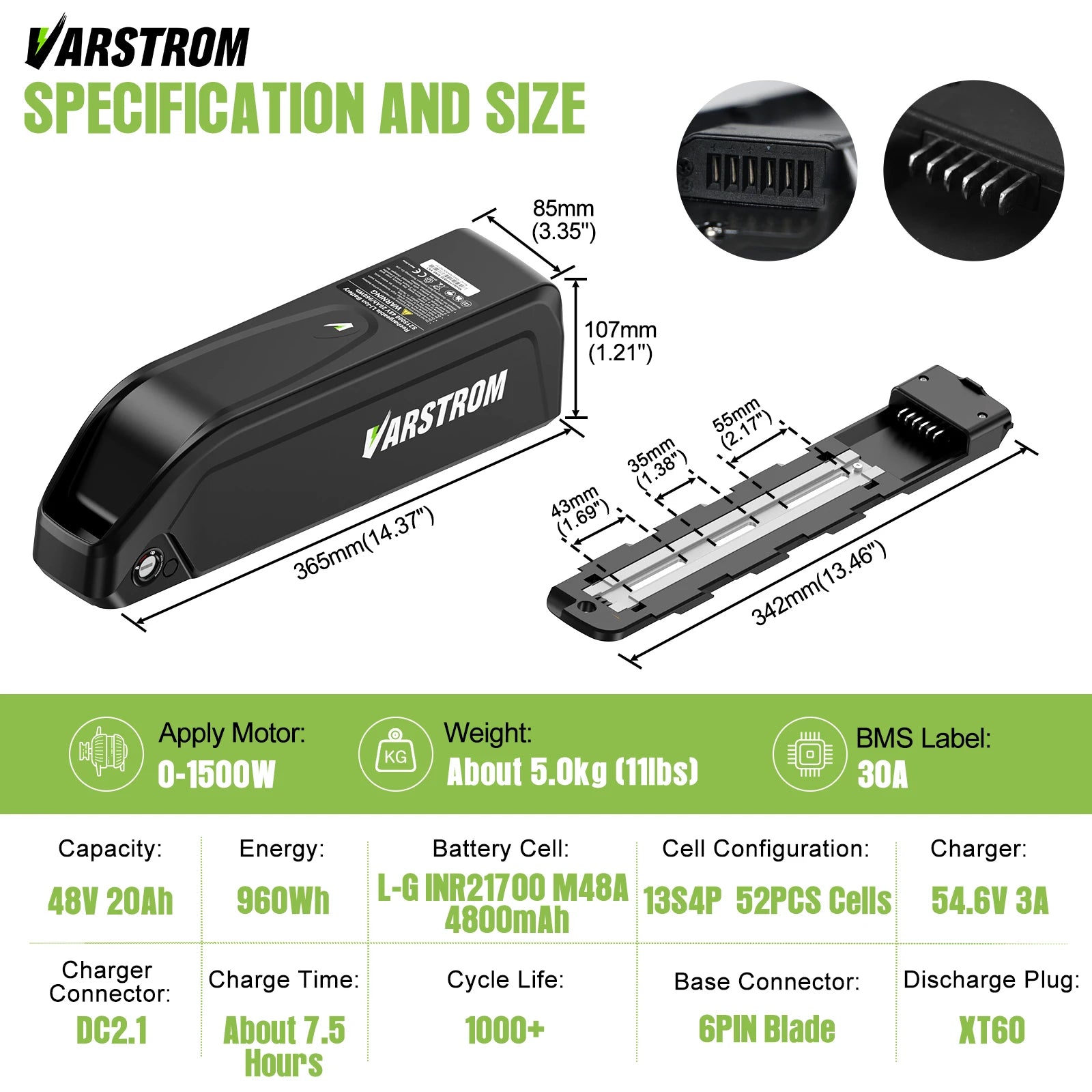 Premium 48V / 52V Lithium Power
