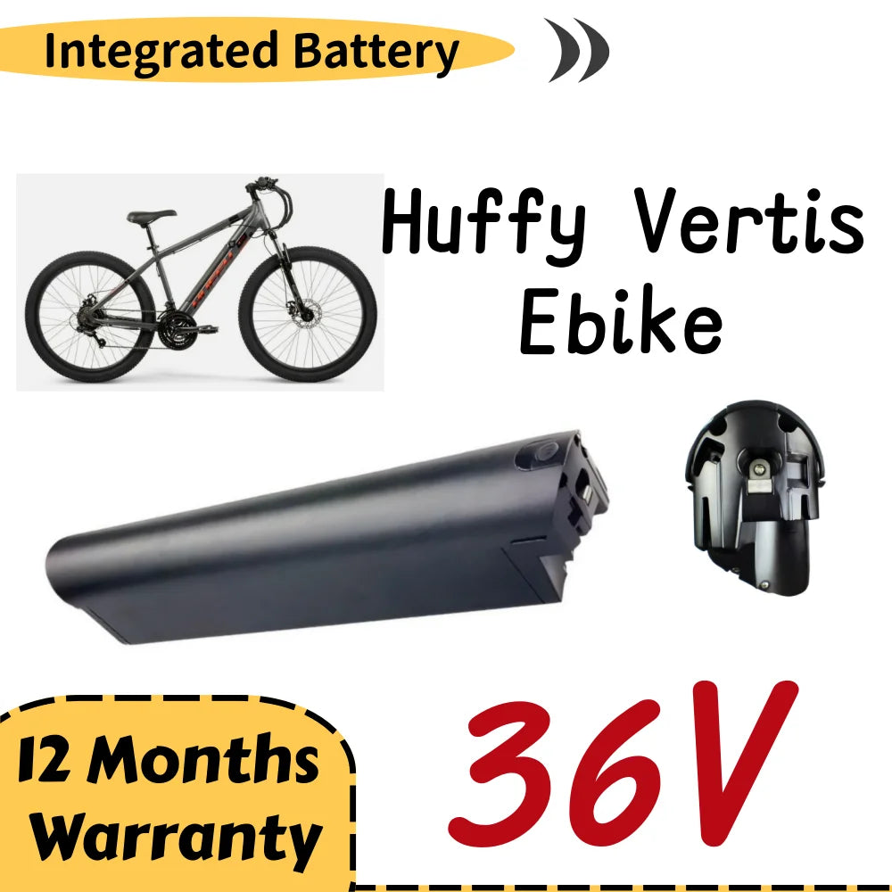 TRILUPO 36V 14Ah lithium ion replacement battery pack tailored for Huffy Vertis ebikes