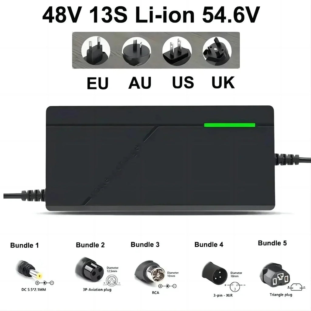 For 36V, 48V, 52V, 60V & 72V E-Bikes &amp; Scooters