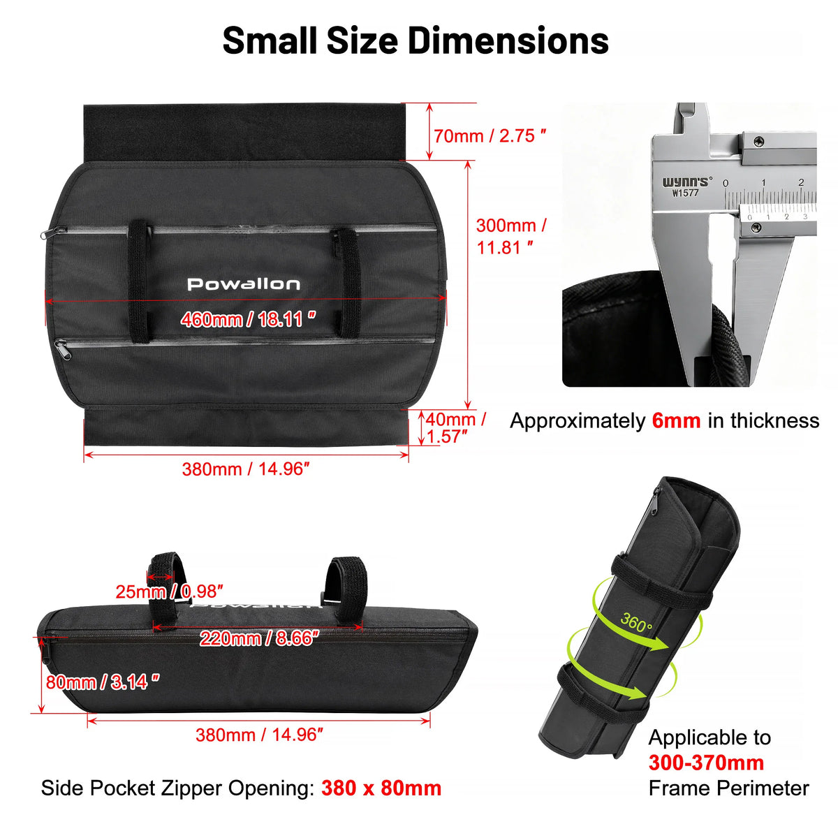 Electric Bicycle Battery Protection Cover