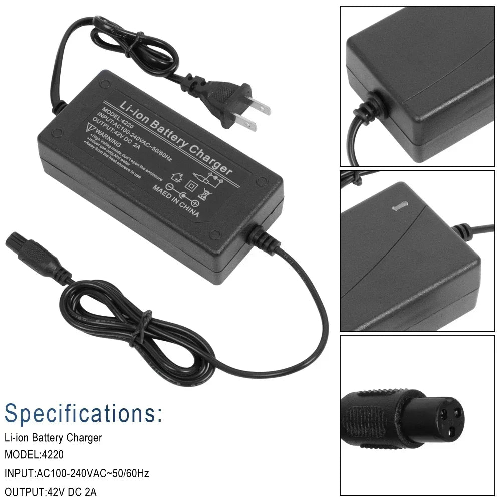 LCQPTW 42V 2A Universal Lithium Battery Charger