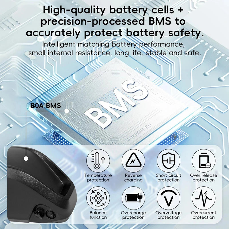 Polly DP7 Hailong eBike Battery | 36V–72V, 25Ah–60Ah