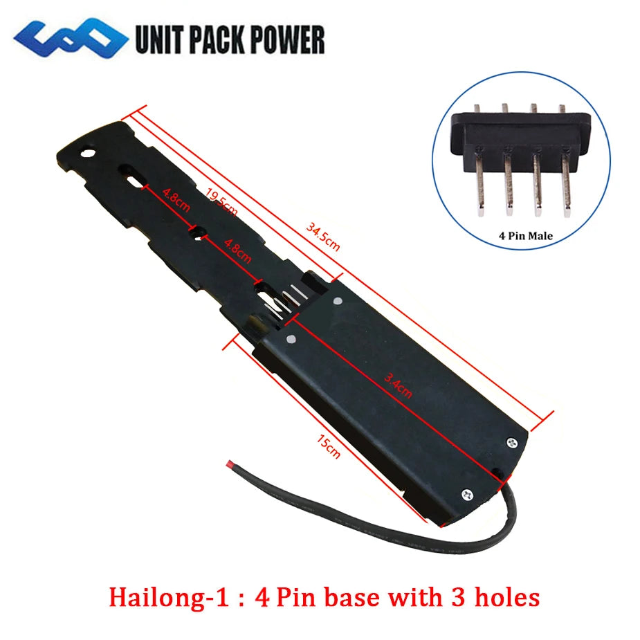 Universal E-Bike Battery Mounting Base Plate Holder