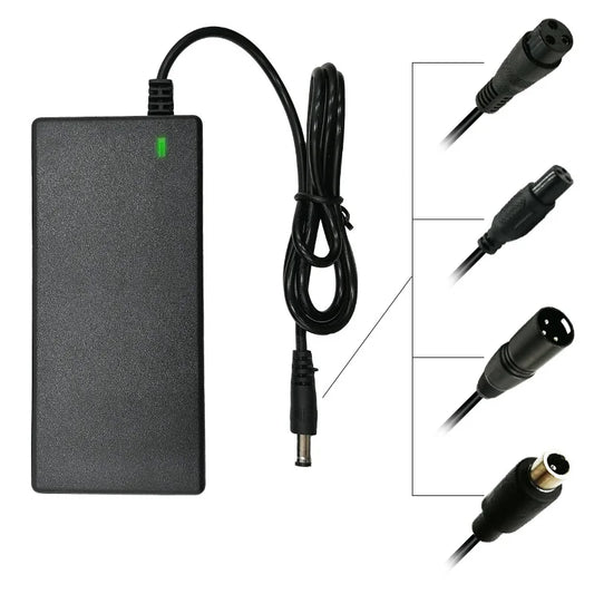 42V 2A Lithium Battery Charger with 5 Connectors | eBike