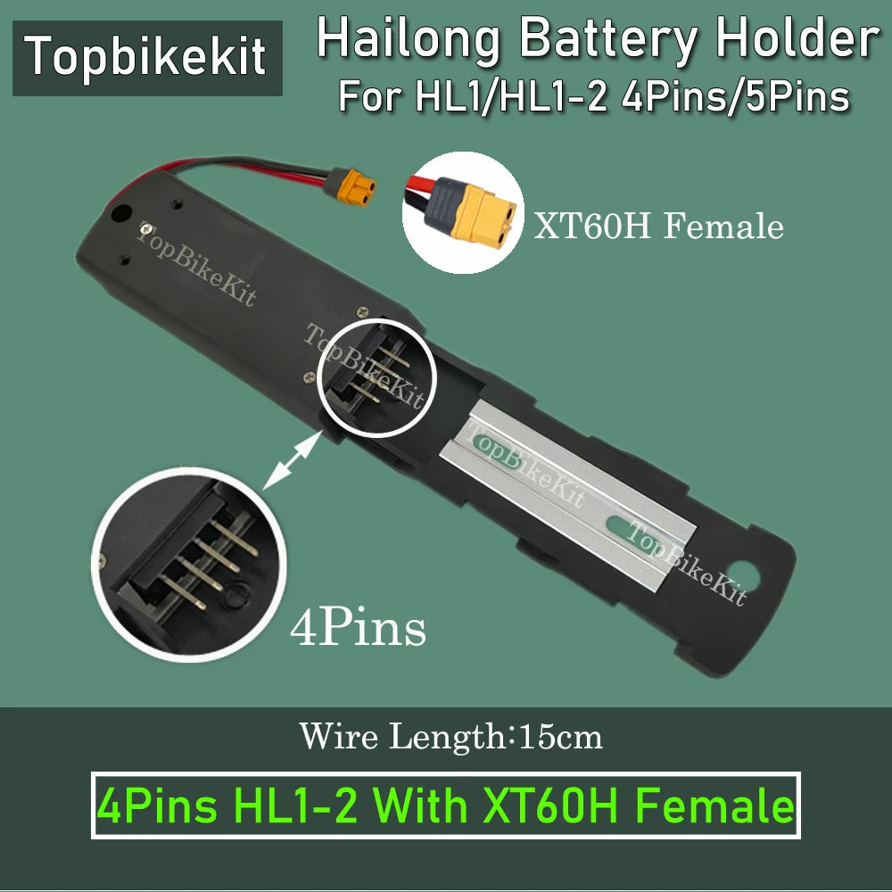 E-Bike Battery Mounting Base Plate | 4-Pin & 5-Pin Holders