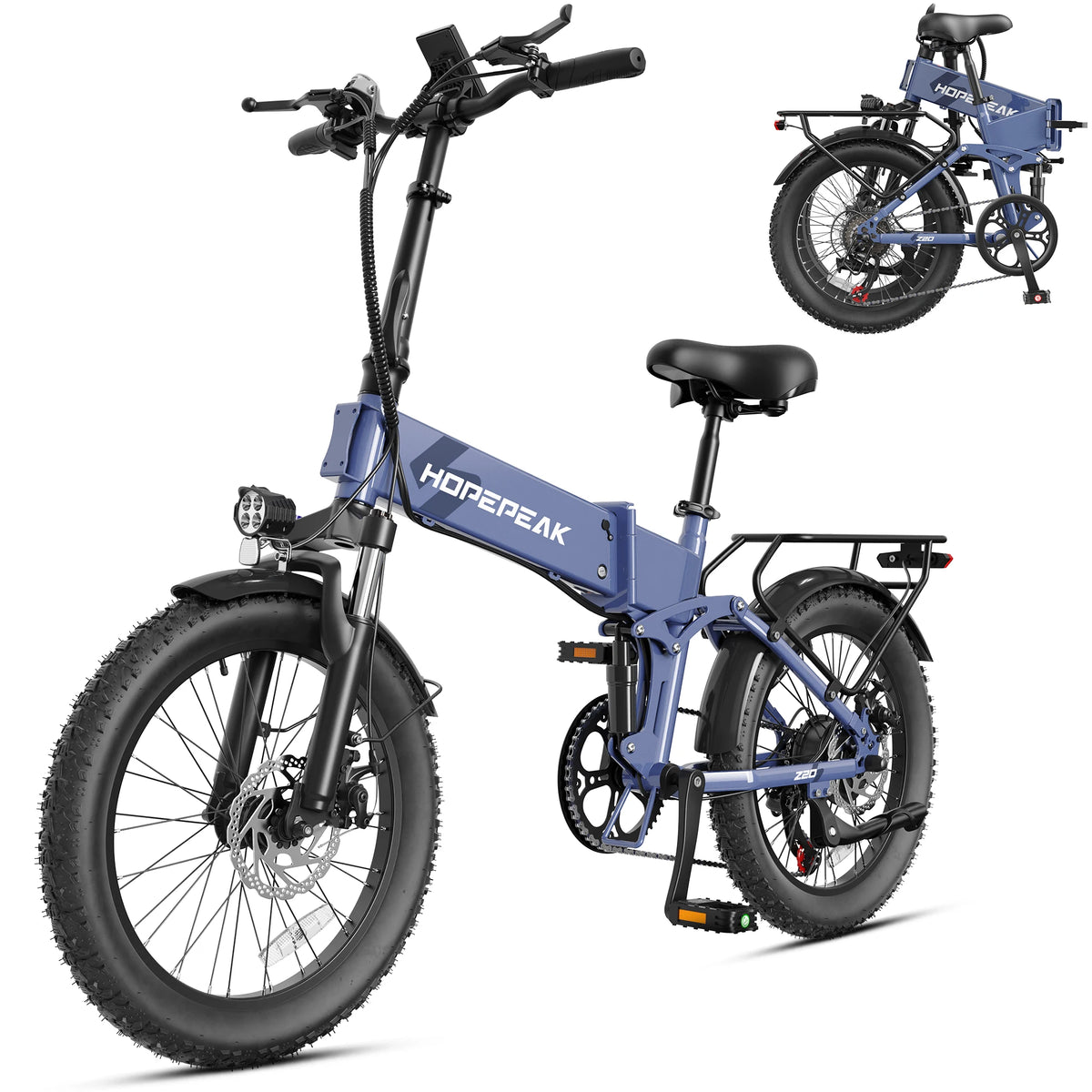 Z20 1200W Folding Fat Tire E-Bike | 48V 12Ah 28MPH