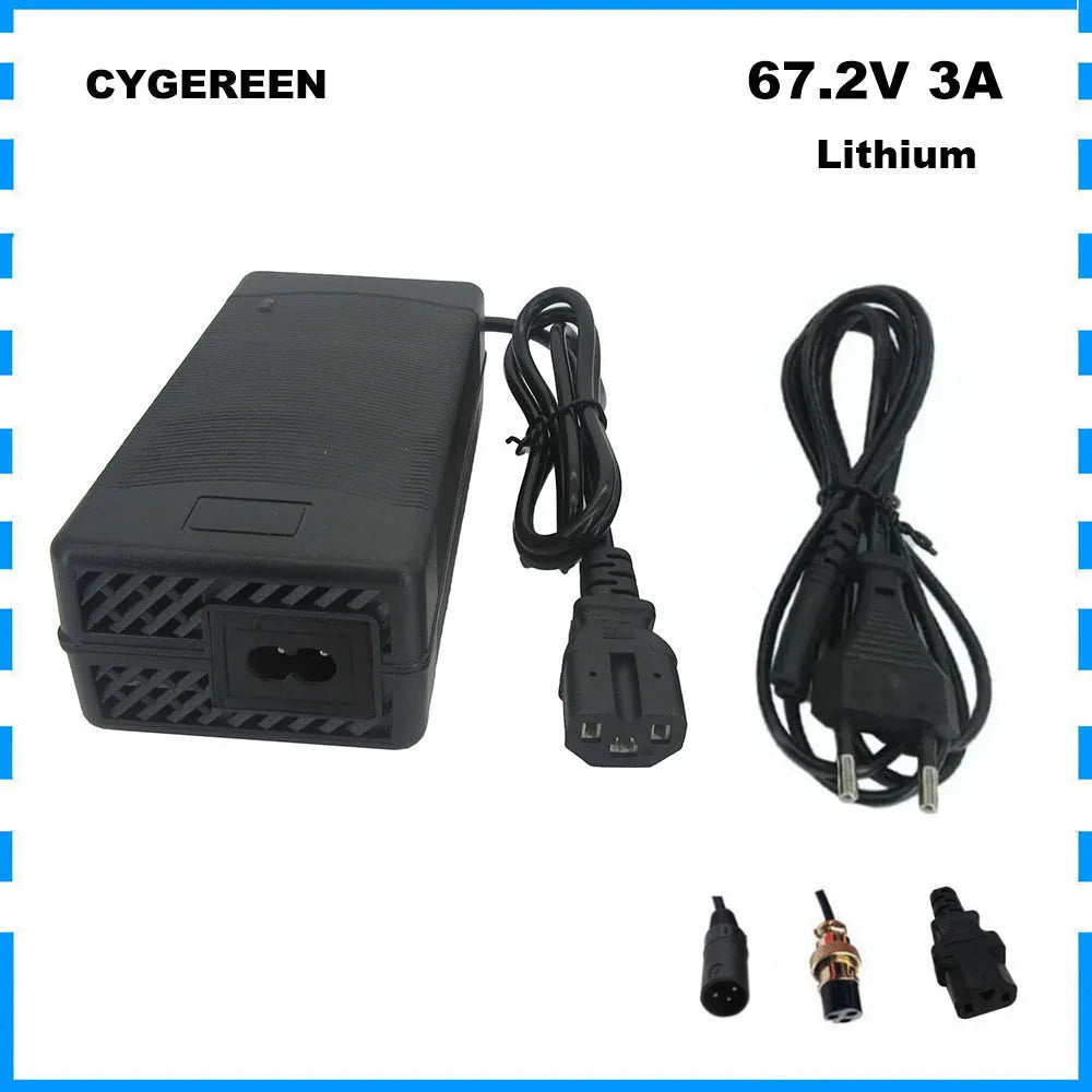 67.2V 3A Smart Lithium-Ion Battery Charger
