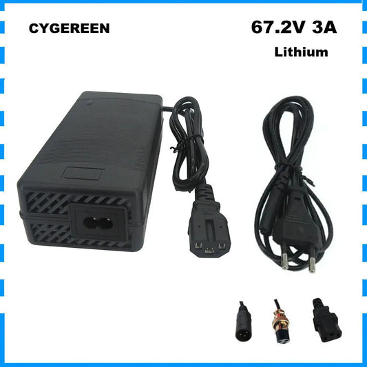 67.2V 3A Smart Lithium-Ion Battery Charger