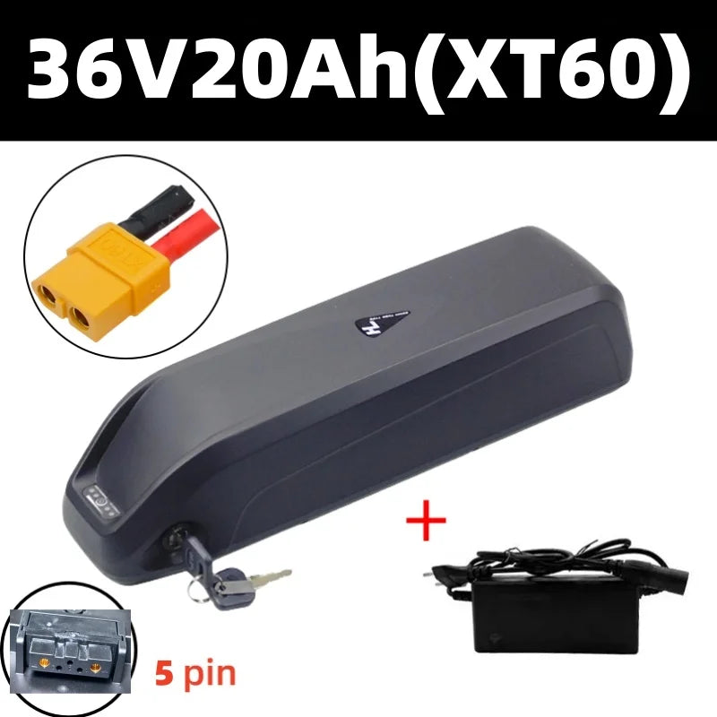 Multi-Voltage Lithium-Ion Battery Pack – 36V / 48V / 52V