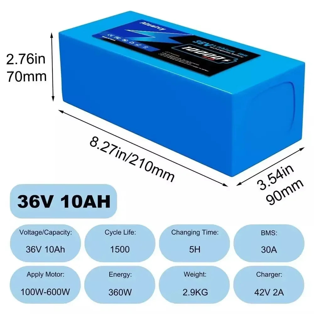 Cheterdoli 36V 48V Universal E-Bike Battery | UL Certified