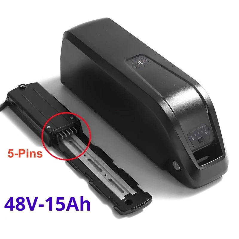 E-Bike Battery 36V 48V 52V | 4-Pin & 5-Pin Base