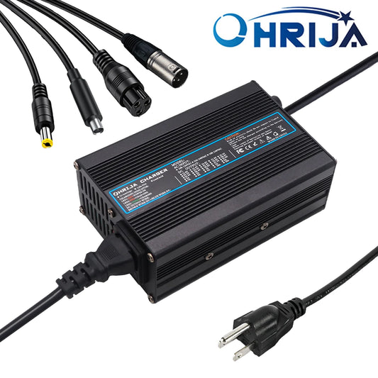 54.6V Smart Fast Lithium-Ion Battery Charger (2A / 3A / 4A / 5A)