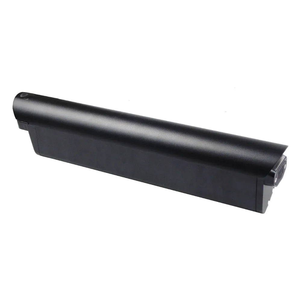 Black car bumper on a white background