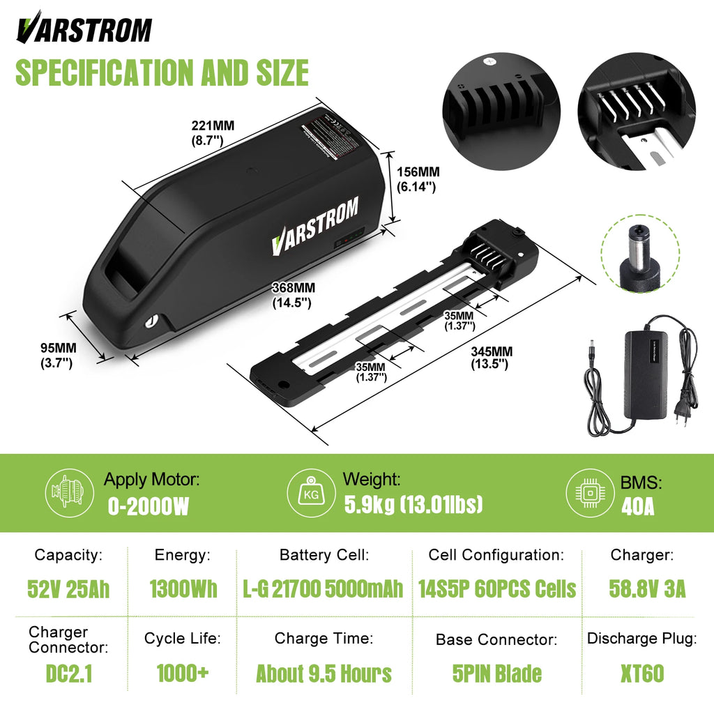 Varstrom hair trimmer with specifications and features displayed on a white background